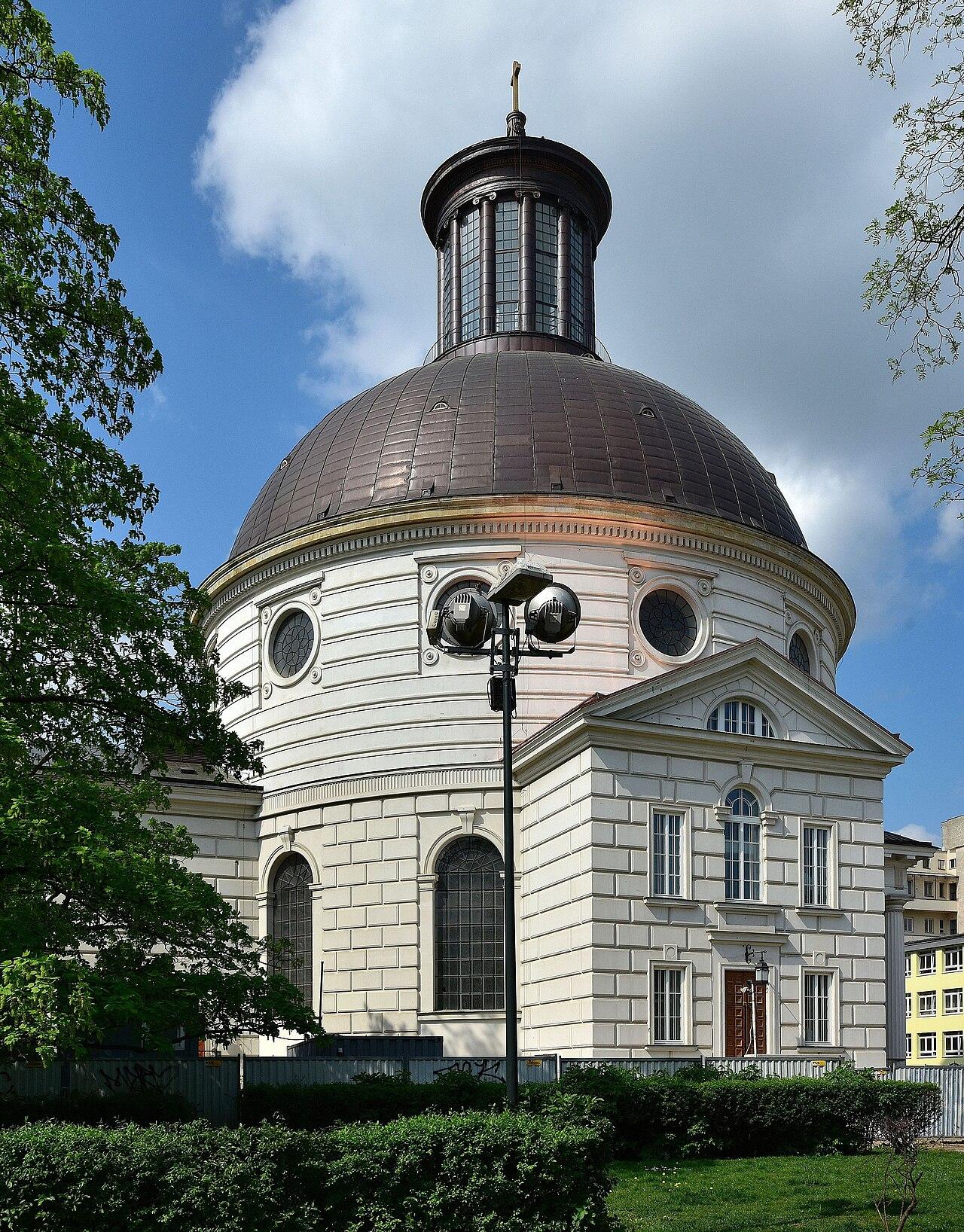Die evangelisch-augsburgische Heilig-Dreifaltigkeitskirche in Warschau
